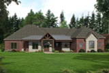 Craftsman House Plan - Aggie Ranch 20781 - Front Exterior