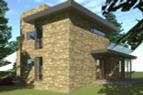 Modern House Plan - Skiatook 20901 - Rear Exterior