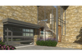 Modern House Plan - Skiatook 20901 - Entrance