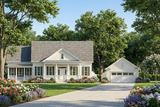 Classic House Plan - 20934 - Front Exterior