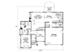 Traditional House Plan - Redwood 21003 - 1st Floor Plan