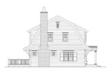 Colonial House Plan - Floral 21179 - Left Exterior