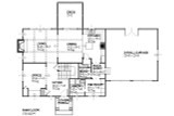 Colonial House Plan - Floral 21179 - 1st Floor Plan