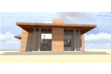 Modern House Plan - Amicalola 21195 - Left Exterior
