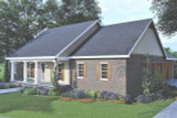 Secondary Image - Traditional House Plan - 21276 - Right Exterior