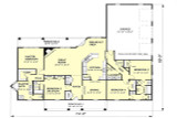 Traditional House Plan - 21276 - 1st Floor Plan