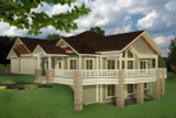 Craftsman House Plan - 21321 - Right Exterior