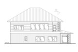 Contemporary House Plan - 21328 - Left Exterior