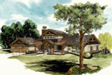 Craftsman House Plan - Saddleback 21356 - Front Exterior