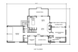 Country House Plan - 21466 - 1st Floor Plan