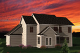 Traditional House Plan - 21514 - Rear Exterior