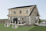 Craftsman House Plan - 21542 - Rear Exterior