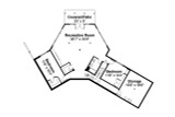 Secondary Image - Lodge Style House Plan - Viewcrest 21625 - Basement Floor Plan