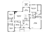 Ranch House Plan - Hyacinth 21658 - 1st Floor Plan