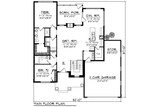 Ranch House Plan - 21716 - 1st Floor Plan
