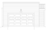 Traditional House Plan - 21855 - Rear Exterior