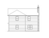 Tudor House Plan - 22054 - Rear Exterior