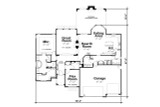 Country House Plan - Del Home 22058 - 1st Floor Plan