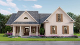 Ranch House Plan - Chatmoore Cottage A 22072 - Front Exterior