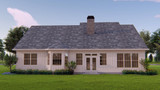Ranch House Plan - Chatmoore Cottage A 22072 - Rear Exterior
