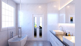 Ranch House Plan - Chatmoore Cottage A 22072 - Master Bathroom
