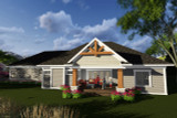 Secondary Image - Craftsman House Plan - 22074 - Rear Exterior