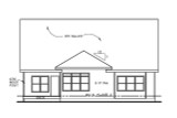 Secondary Image - Craftsman House Plan - Timber Cottage 22194 - Rear Exterior