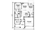Craftsman House Plan - Timber Cottage 22194 - 1st Floor Plan