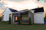 Farmhouse House Plan - Maple Way 22195 - Rear Exterior