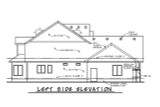 European House Plan - Silver Creek 22312 - Left Exterior