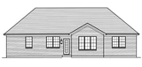 Secondary Image - Traditional House Plan - Carmel 22374 - Rear Exterior