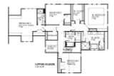Secondary Image - Tudor House Plan - Cascade 22392 - 2nd Floor Plan