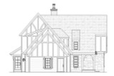 Tudor House Plan - Cascade 22392 - Left Exterior