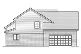 Traditional House Plan - Loraine 22491 - Left Exterior