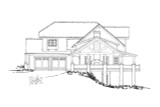 Lodge Style House Plan - Lake James 22510 - Left Exterior