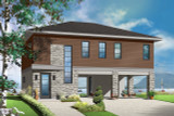 Contemporary House Plan - The Richelieu 22560 - Front Exterior
