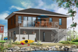 Contemporary House Plan - The Richelieu 22560 - Rear Exterior
