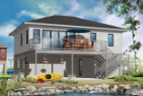 Secondary Image - Contemporary House Plan - The Richelieu 22560 - Rear Exterior