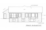 Secondary Image - Traditional House Plan - 22672 - Rear Exterior