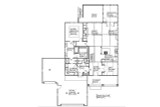 Craftsman House Plan - Ithaca 22892 - 1st Floor Plan