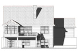 Craftsman House Plan - Ithaca 22892 - Rear Exterior