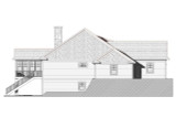 Craftsman House Plan - Ithaca 22892 - Left Exterior