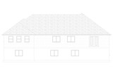 Traditional House Plan - Avery 22931 - Rear Exterior