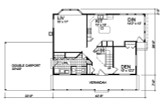 Contemporary House Plan - Coventry 22950 - 1st Floor Plan