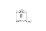 Secondary Image - Cottage House Plan - Little Bear 23088 - Rear Exterior