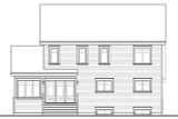 Country House Plan - Stephenson 23104 - Rear Exterior