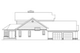 Country House Plan - Charleston 23233 - Left Exterior