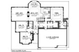 Ranch House Plan - 23545 - 1st Floor Plan