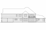 European House Plan - Charlottsville 23594 - Rear Exterior