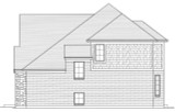 Tudor House Plan - Greenwich 23639 - Right Exterior